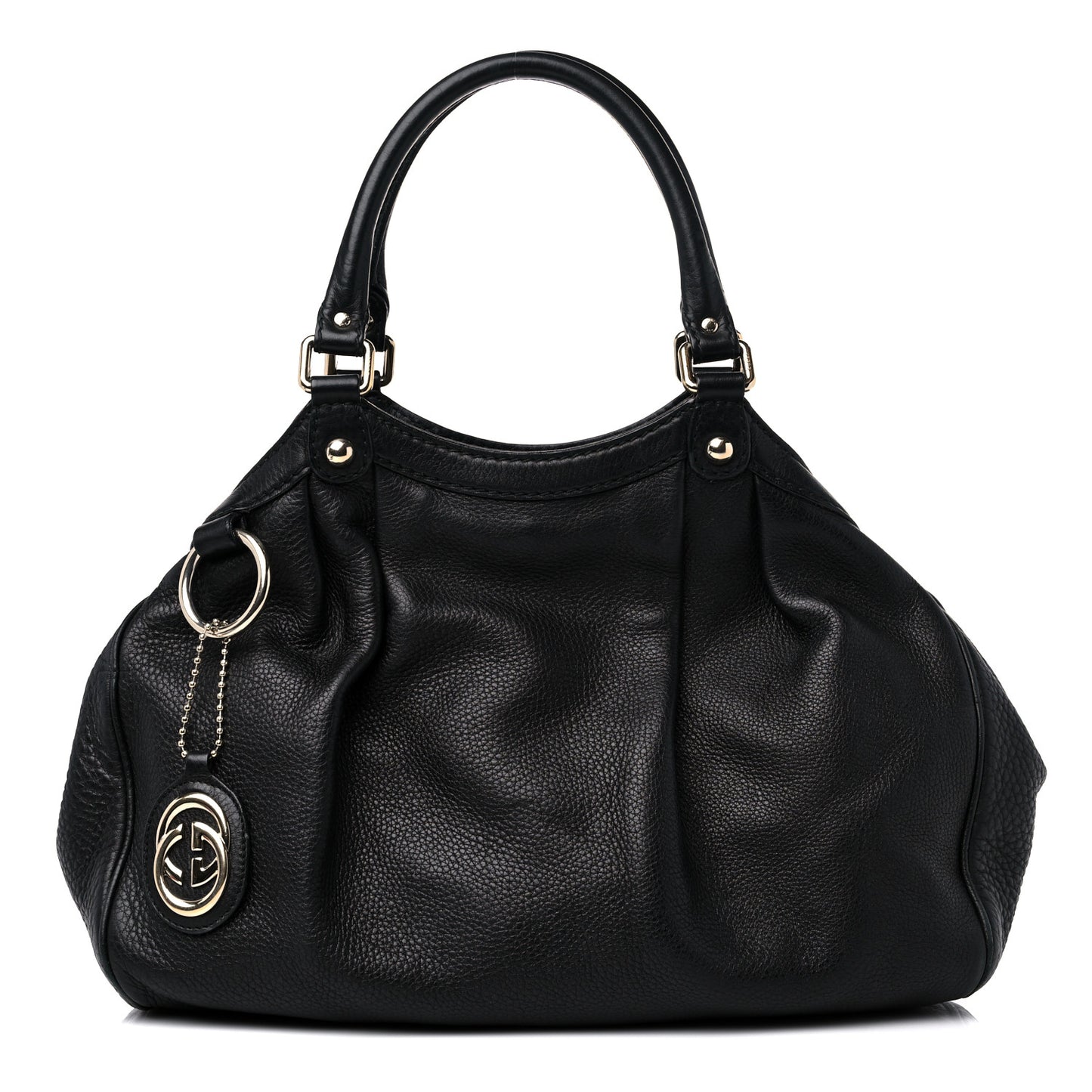 Calfskin Medium Sukey Tote Black