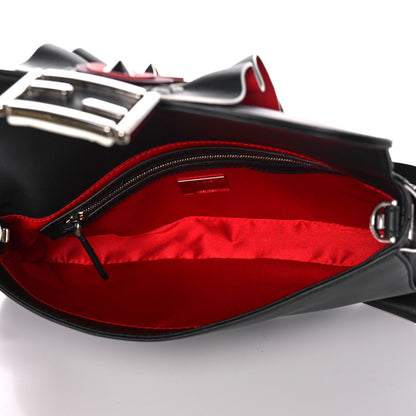 Fendi Calfskin Waves Heart Baguette Black 5 of 16