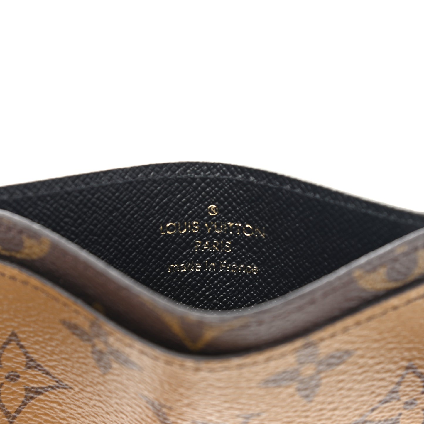 Reverse Monogram Card Holder
