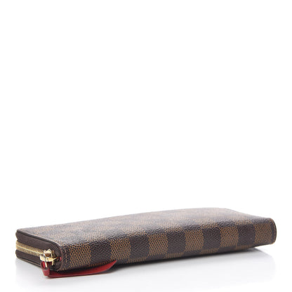 Louis Vuitton Damier Ebene Clemence Wallet Cherry 4 of 7