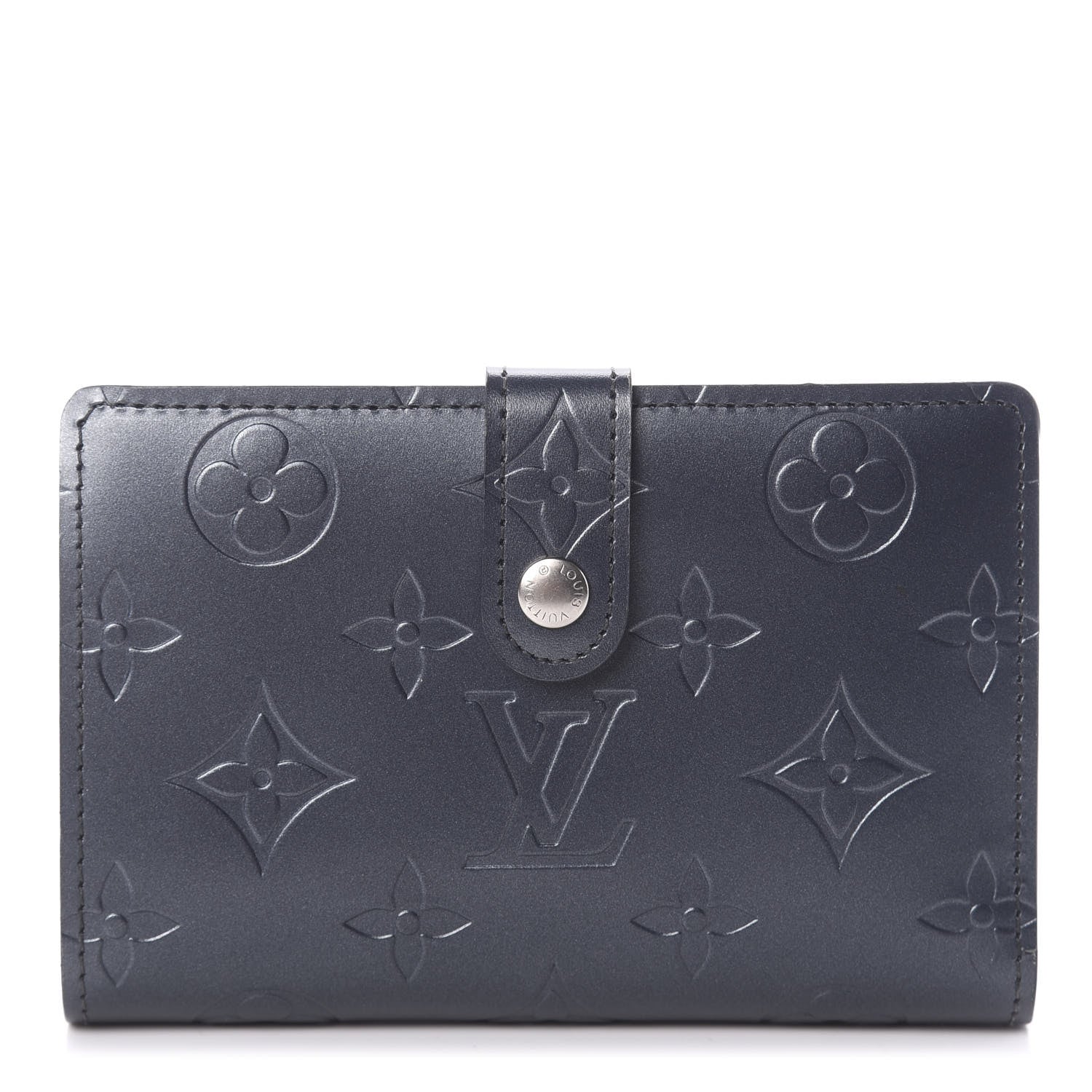 Louis Vuitton Mat Monogram French Purse Wallet Blue 1 of 5