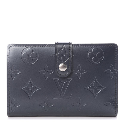 Louis Vuitton Mat Monogram French Purse Wallet Blue 1 of 5