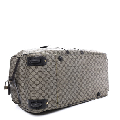 Gucci GG Plus Monogram Large Carry On Duffle Trolley Brown 3 of 24