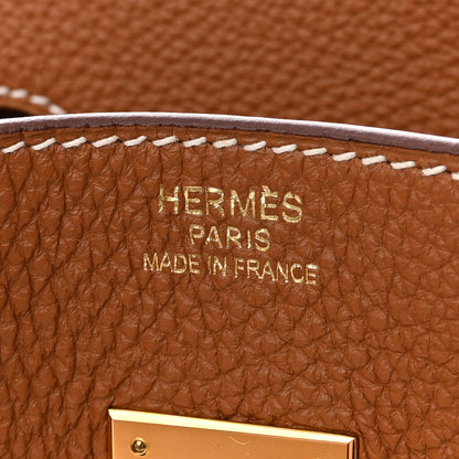 Hermes Togo Birkin 35 Gold 5 of 10