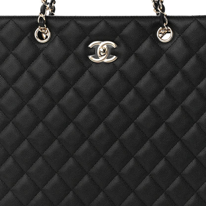 Chanel Caviar Quilted Large Shopping Tote Black 8 of 10