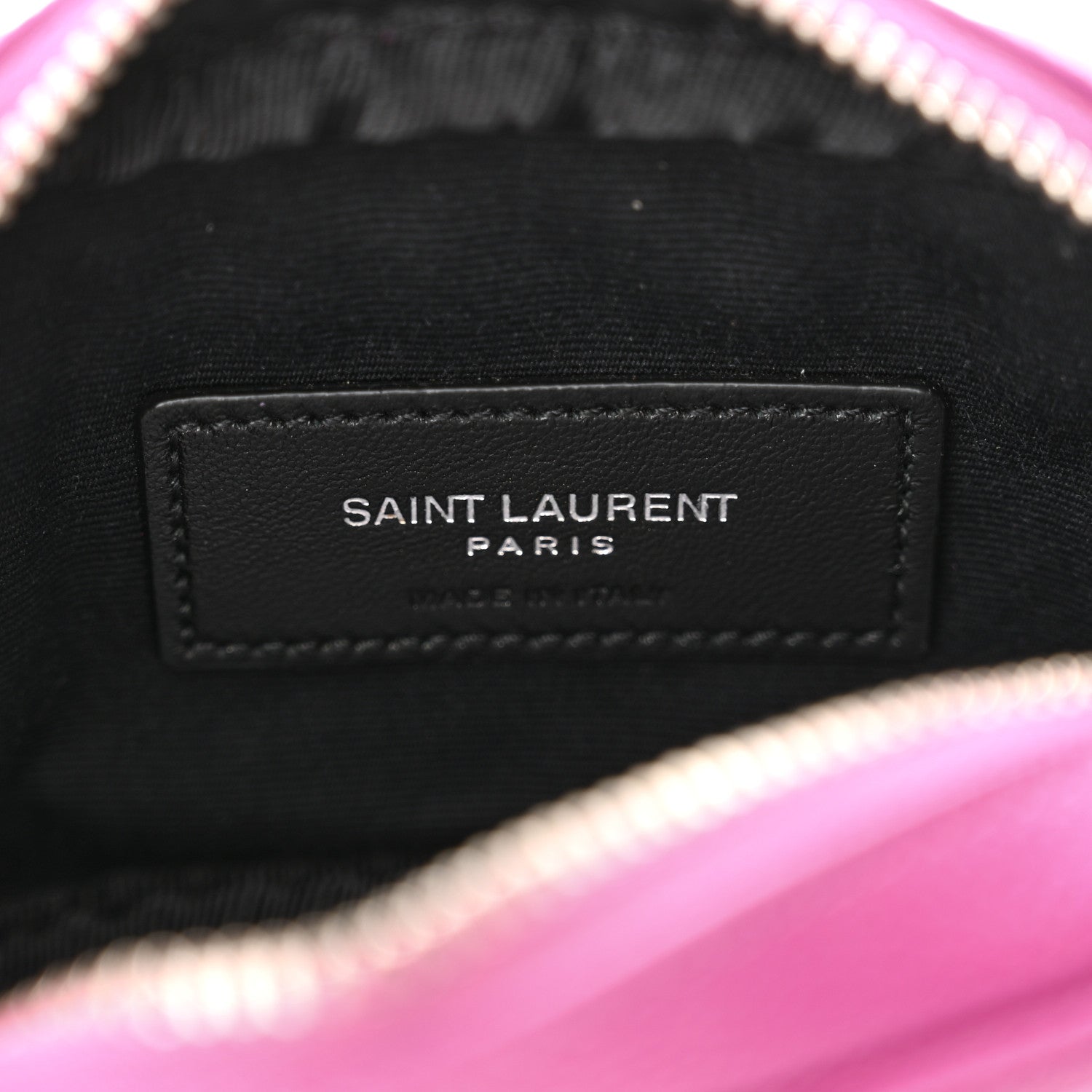 Saint Laurent Grain De Poudre Matelasse Monogram Baby Lou Camera Bag Electric Fuxia 6 of 11