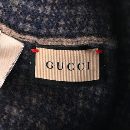 Gucci Wool Knit Beanie Hat Royal Blue 6 of 7
