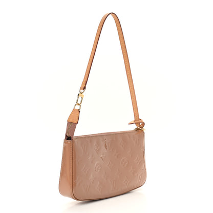 Louis Vuitton Vernis Pochette Accessories NM Rose Velours 3 of 9