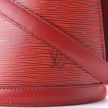 Louis Vuitton Epi Cluny Castillan Red 7 of 8