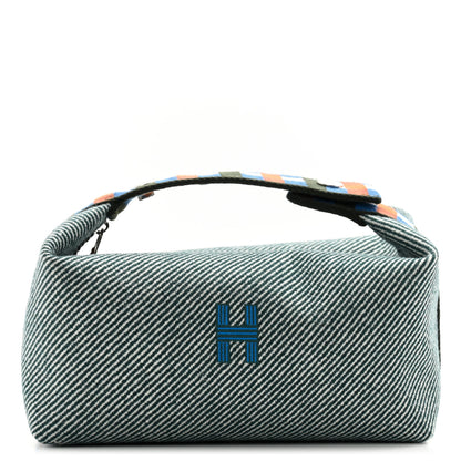 Hermes Wool Small Bride-A-Brac H Natte Pouch Vert Foret 1 of 9
