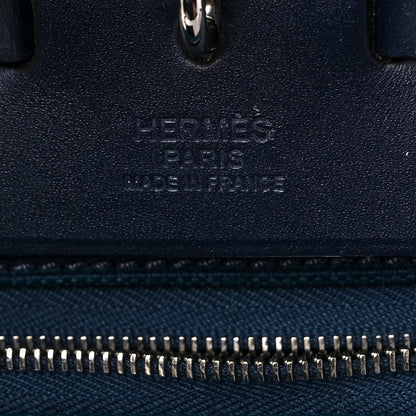 Hermes Toile Vache Hunter Herbag Zip 39 MM Bleu Ocean Bleu Indigo 6 of 15