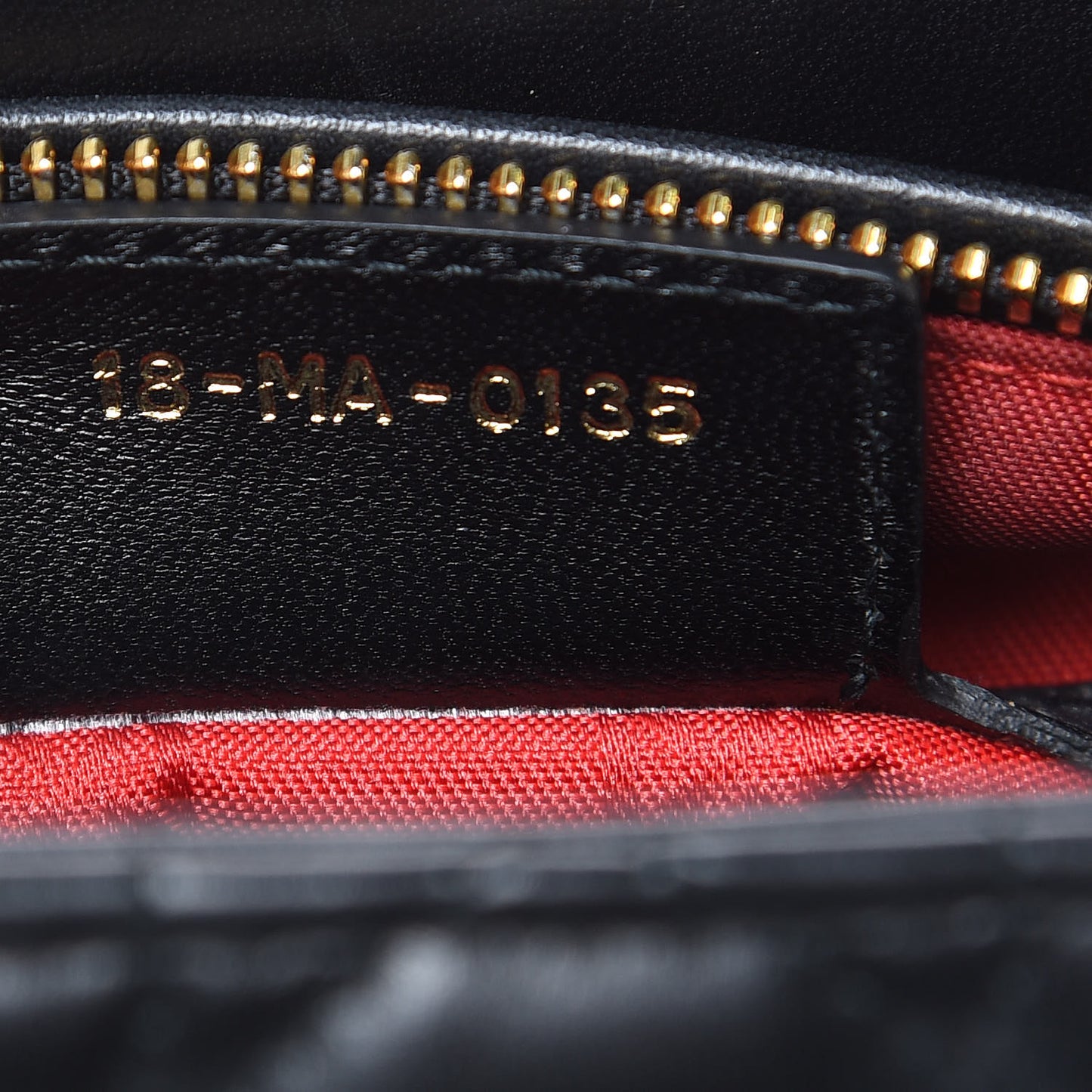 Lambskin Cannage Medium Lady Dior Black