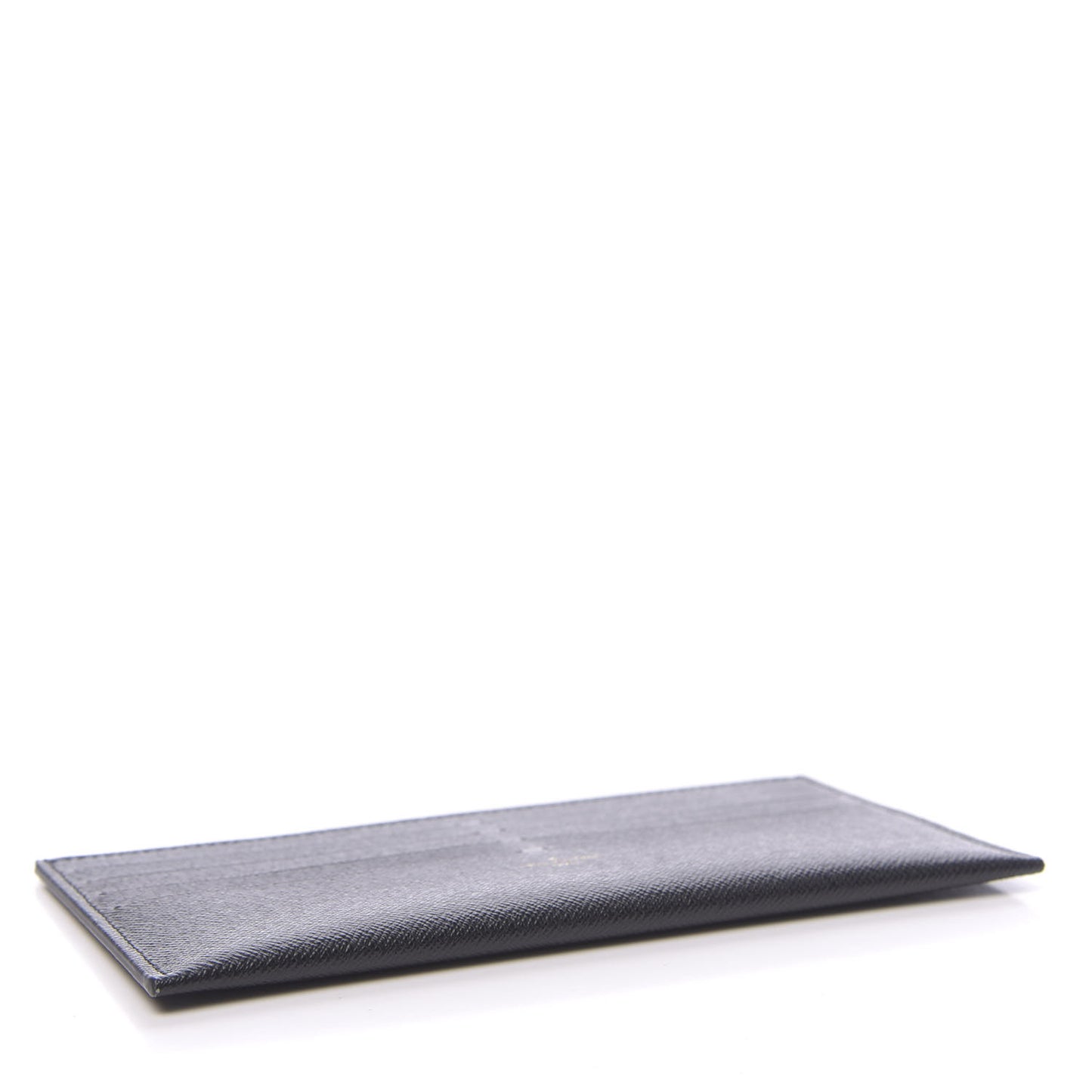 Calfskin Felicie Chain Wallet Card Holder Insert Black