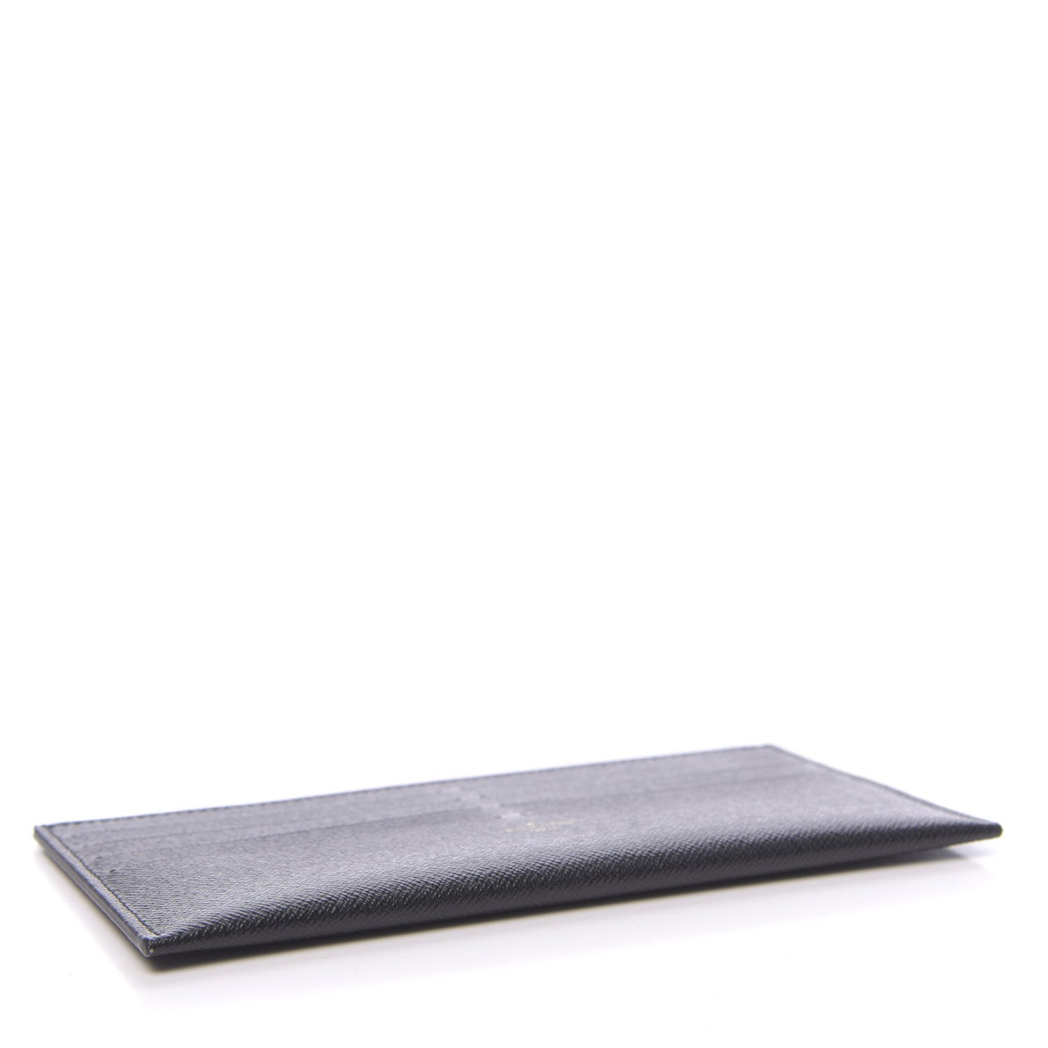 Louis Vuitton Calfskin Felicie Chain Wallet Card Holder Insert Black 4 of 6