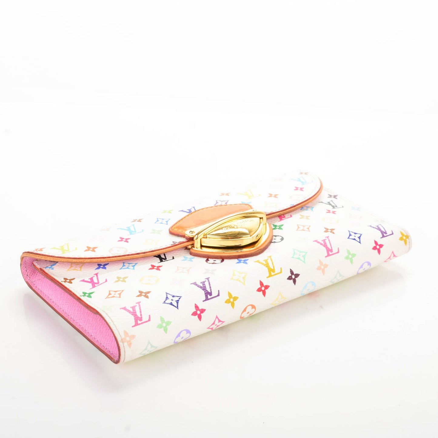 Monogram Multicolor Eugenie Wallet White Litchi