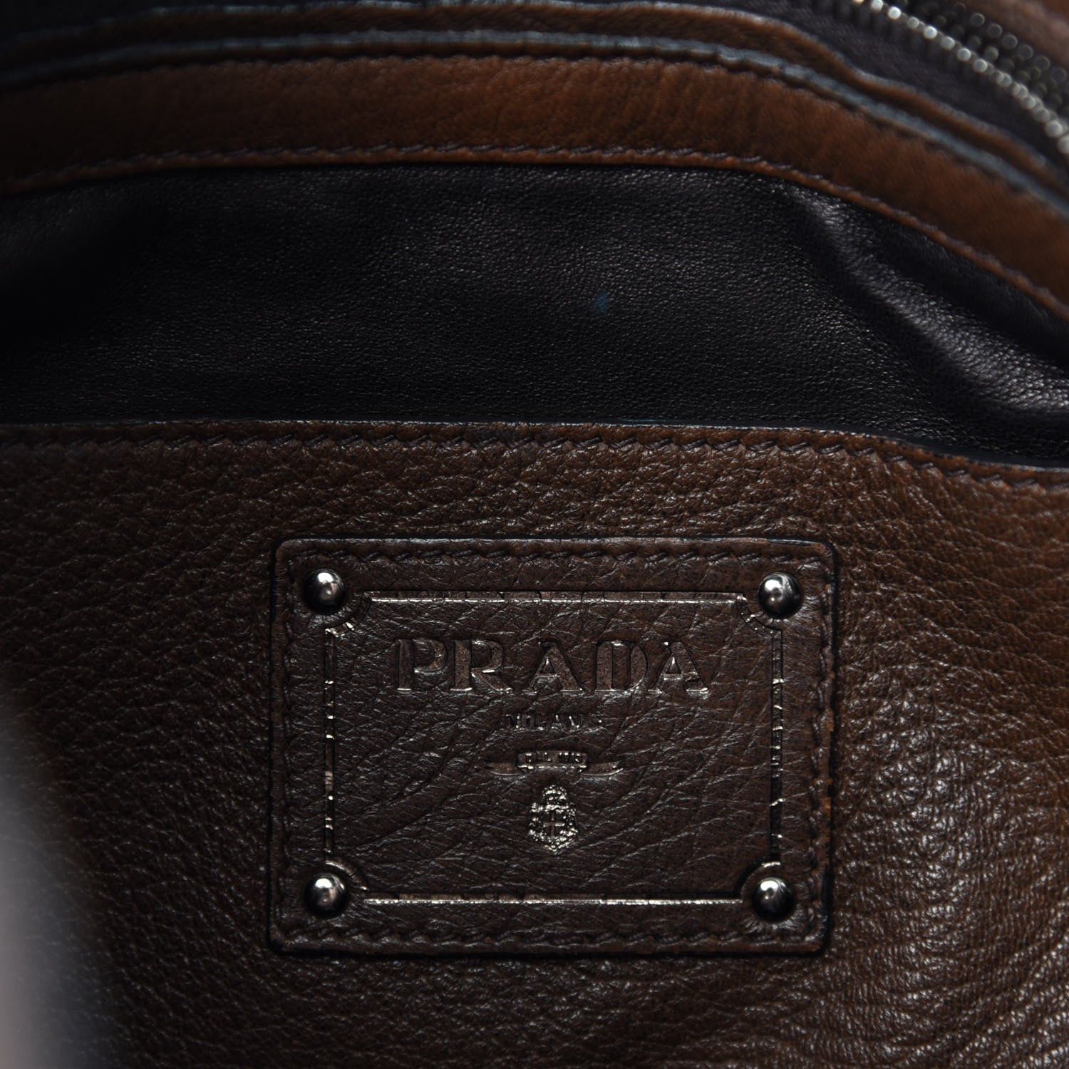 Prada Cervo Antik Hobo Cacao 9 of 11