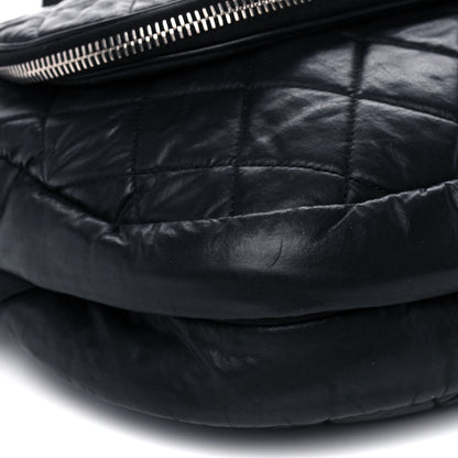Chanel Nylon Quilted Coco Cocoon Messenger Black 8 of 14