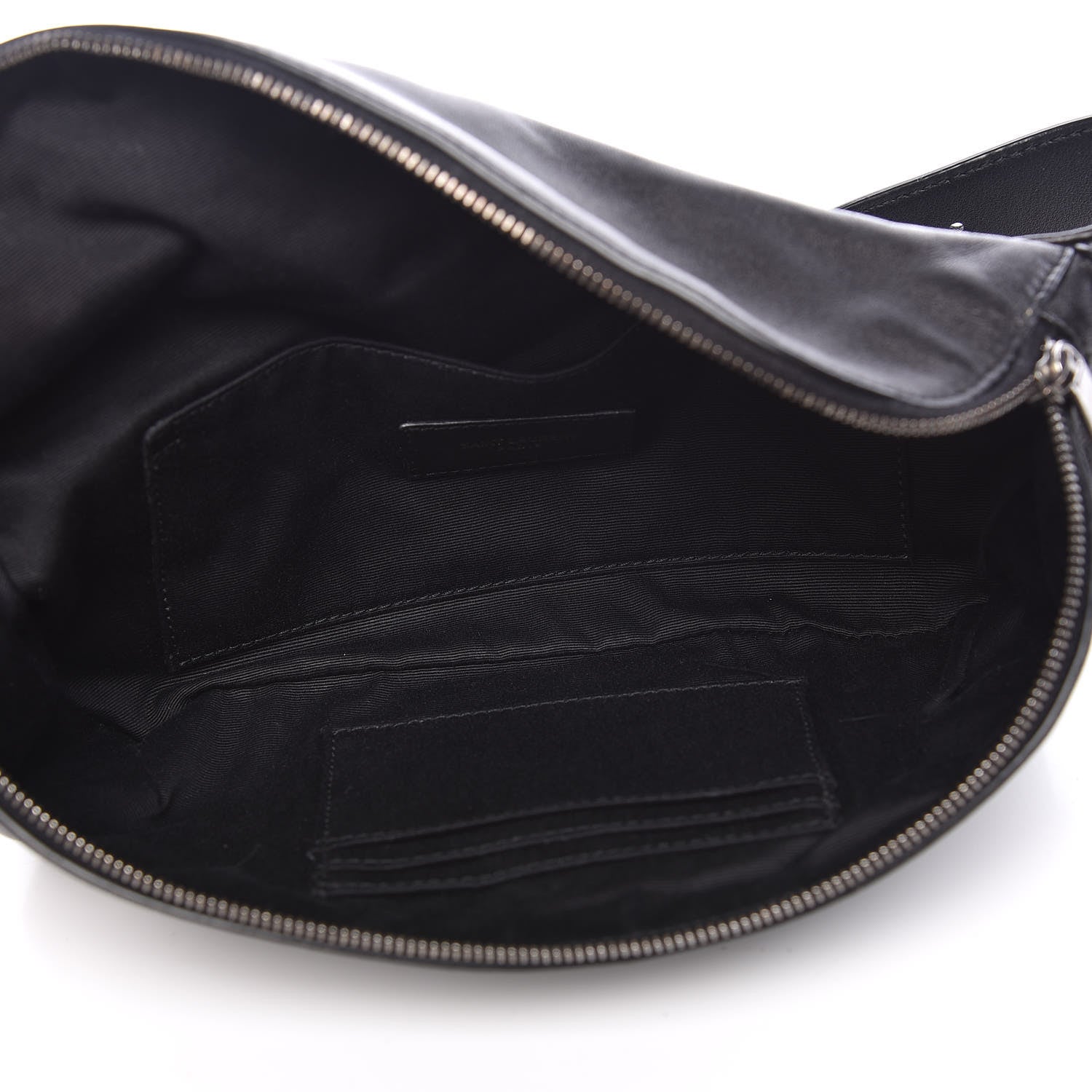 Saint Laurent Calfskin Monogram Belt Bag Black 5 of 10