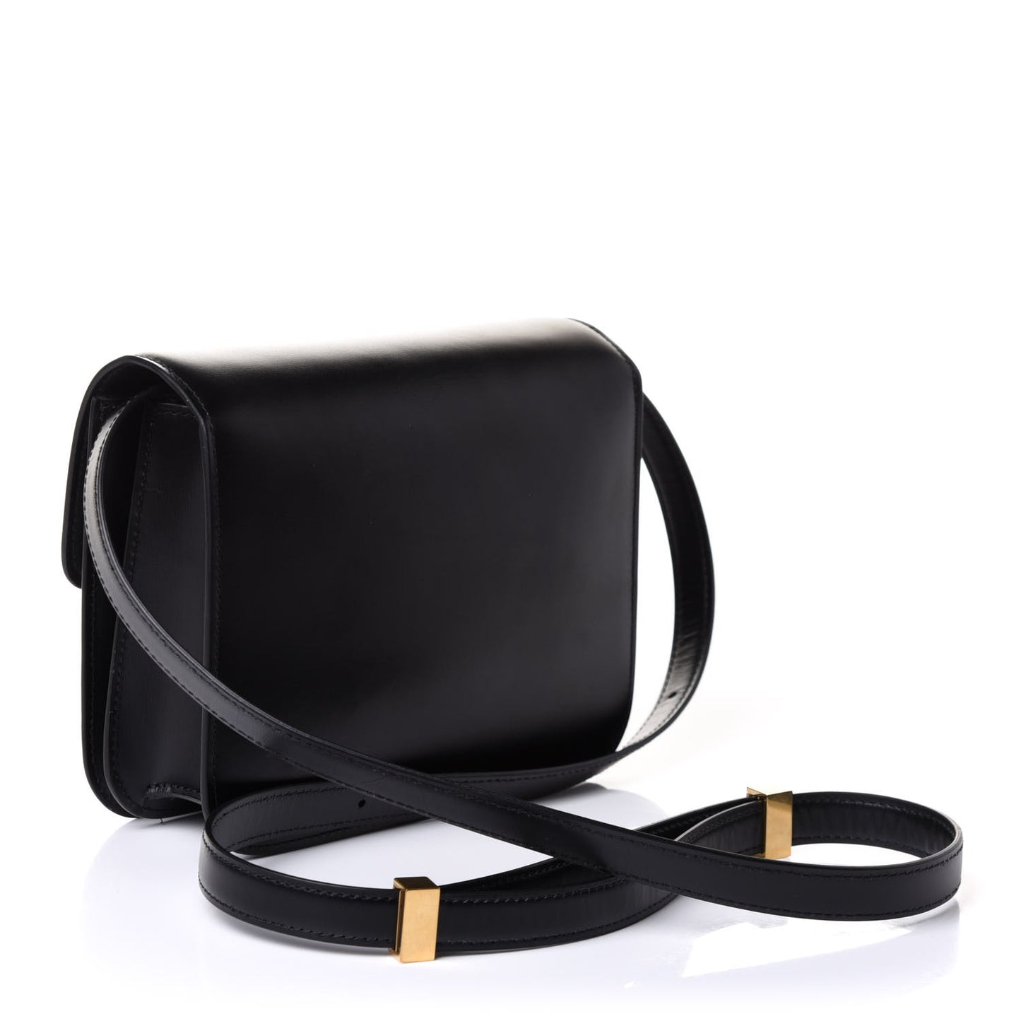 Box Calfskin Small Classic Box Flap Bag Black