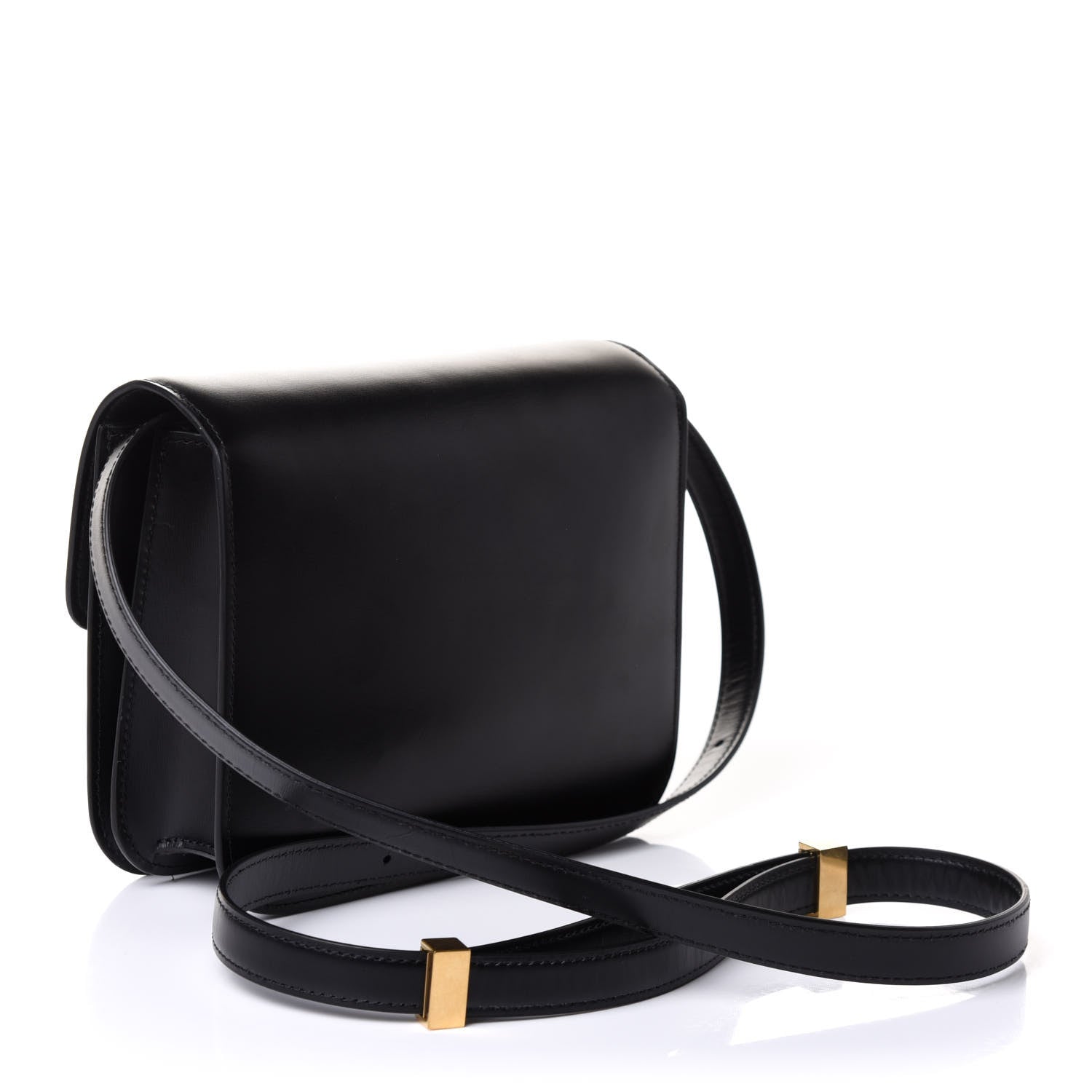 Celine Box Calfskin Small Classic Box Flap Bag Black 3 of 9