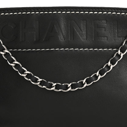 Chanel Lambskin Lax Pochette Black 8 of 12