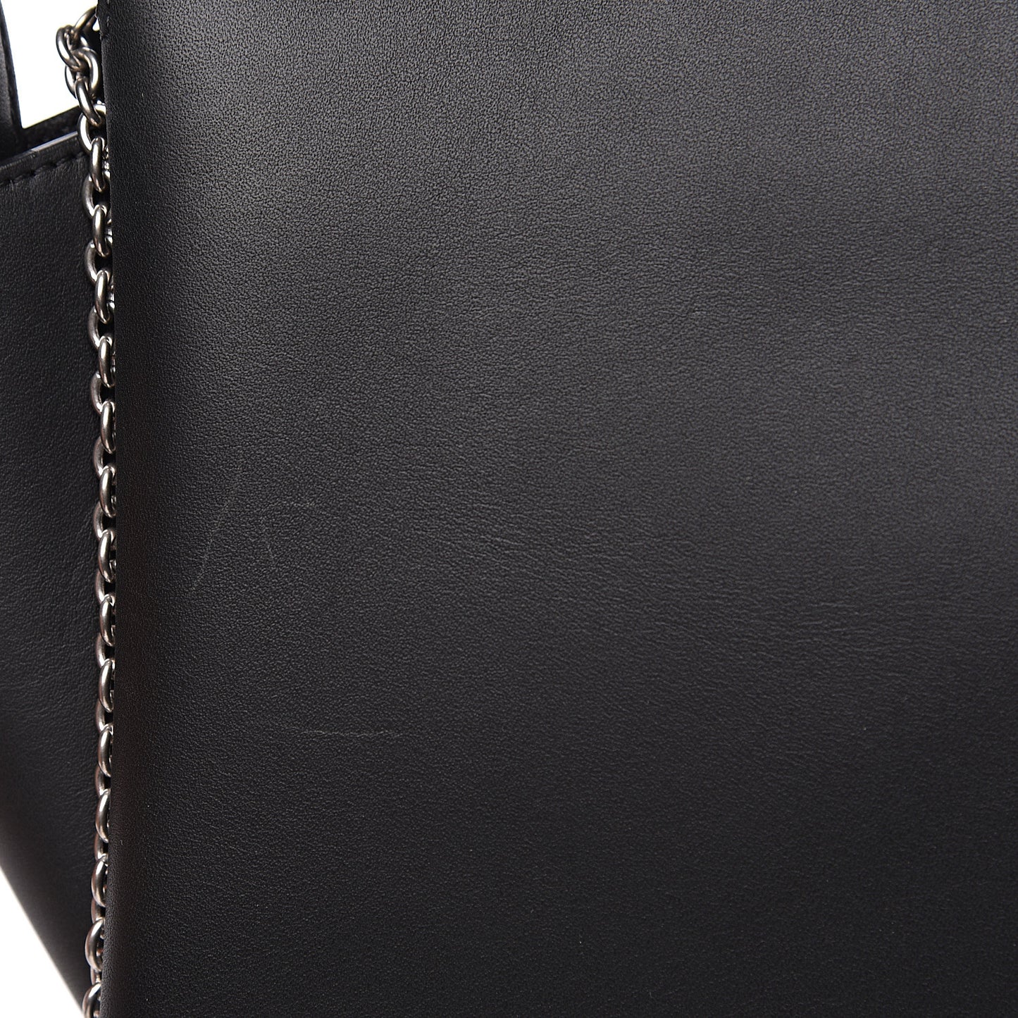 Supple Natural Calfskin Tri-Fold Clutch Black