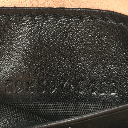 Gucci Calfskin Matelasse Mini GG Marmont Crossbody Bag Black 6 of 10