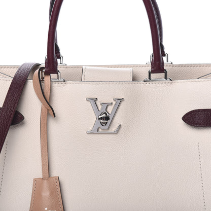 Louis Vuitton Calfskin Lockme Day Rose Silk Quartz Calla 6 of 14