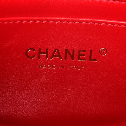 Chanel Lambskin Quilted Small Flap Red 6 of 10