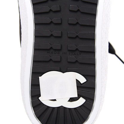 Chanel Nylon High Top Sneakers 36 Black 6 of 8