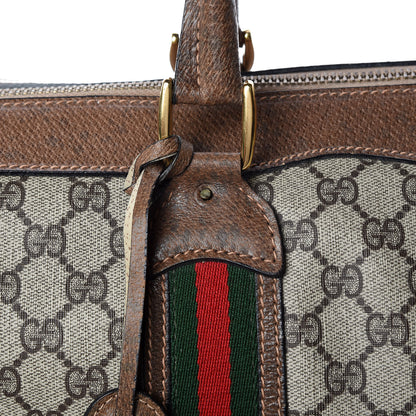 Gucci GG Plus Monogram Web Boston Brown 17 of 22