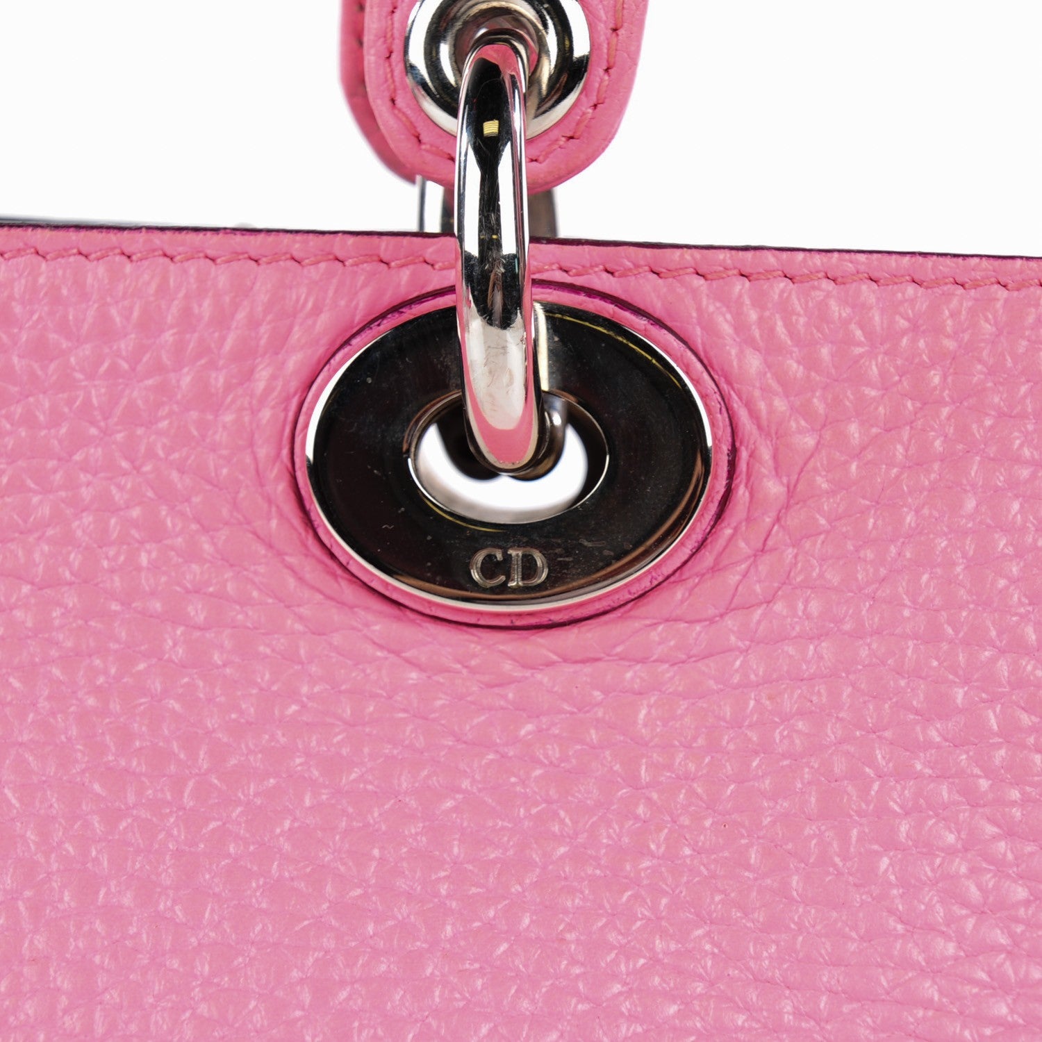 Christian Dior Bullcalf Small Diorissimo Tote Pink 11 of 12