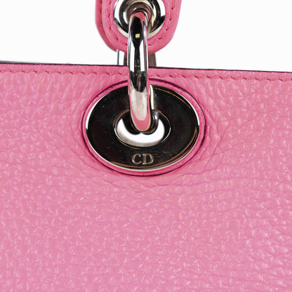 Christian Dior Bullcalf Small Diorissimo Tote Pink 11 of 12