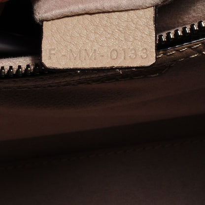 Celine Drummed Calfskin Mini Luggage Dune 6 of 8