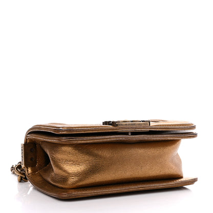 Chanel Galuchat Stingray Mini Boy Flap Gold 4 of 17