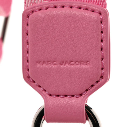 Marc Jacobs Cotton The Outline Logo Webbing Strap Petal Pink 3 of 5