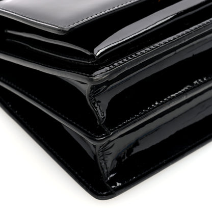 Saint Laurent Patent Small Monogram Sunset Black 9 of 10