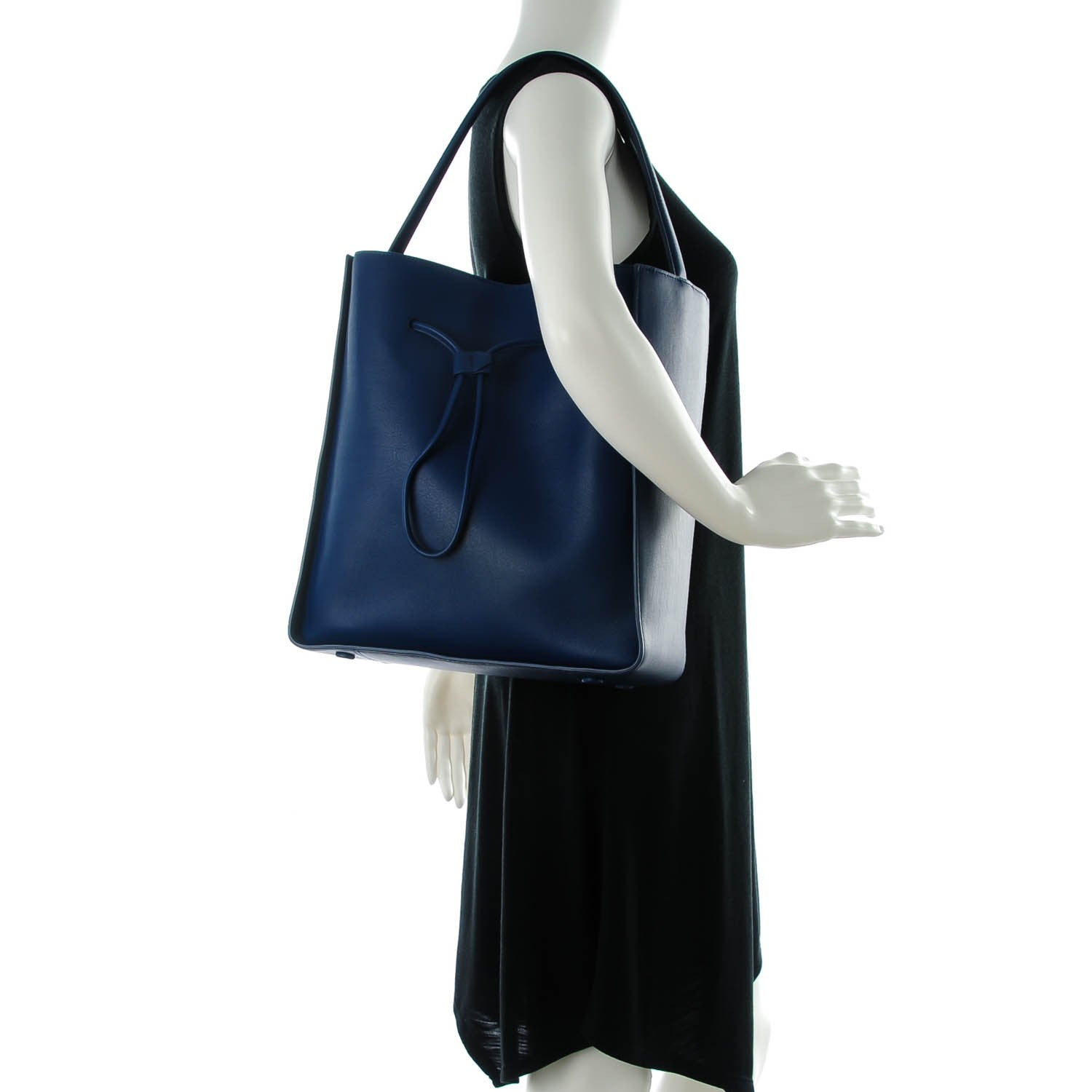 3.1 Phillip Lim 3.1 Smooth Calfskin Large Soleil Bucket Bag Midnight Blue 2 of 9