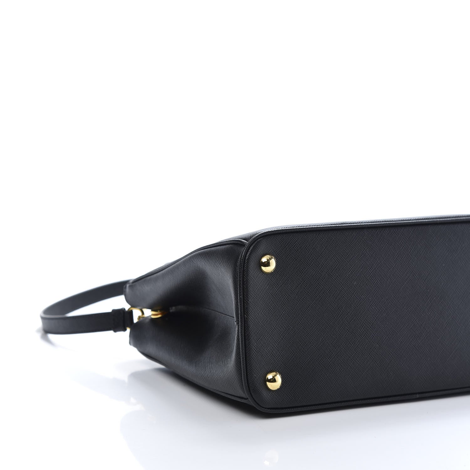 Prada Saffiano Small Galleria Double Zip Tote Black 6 of 11