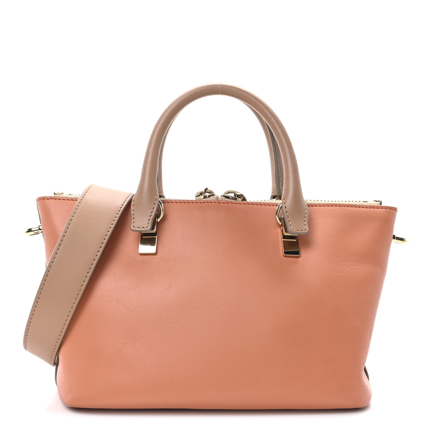 Chloe Smooth Calfskin Mini Baylee Tote Pink Nude 1 of 10