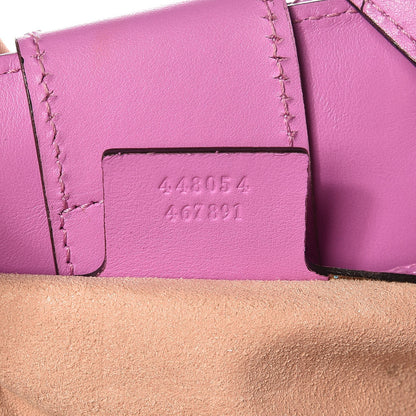 Gucci Calfskin Matelasse Small GG Marmont Tote Candy Mousse 8 of 9