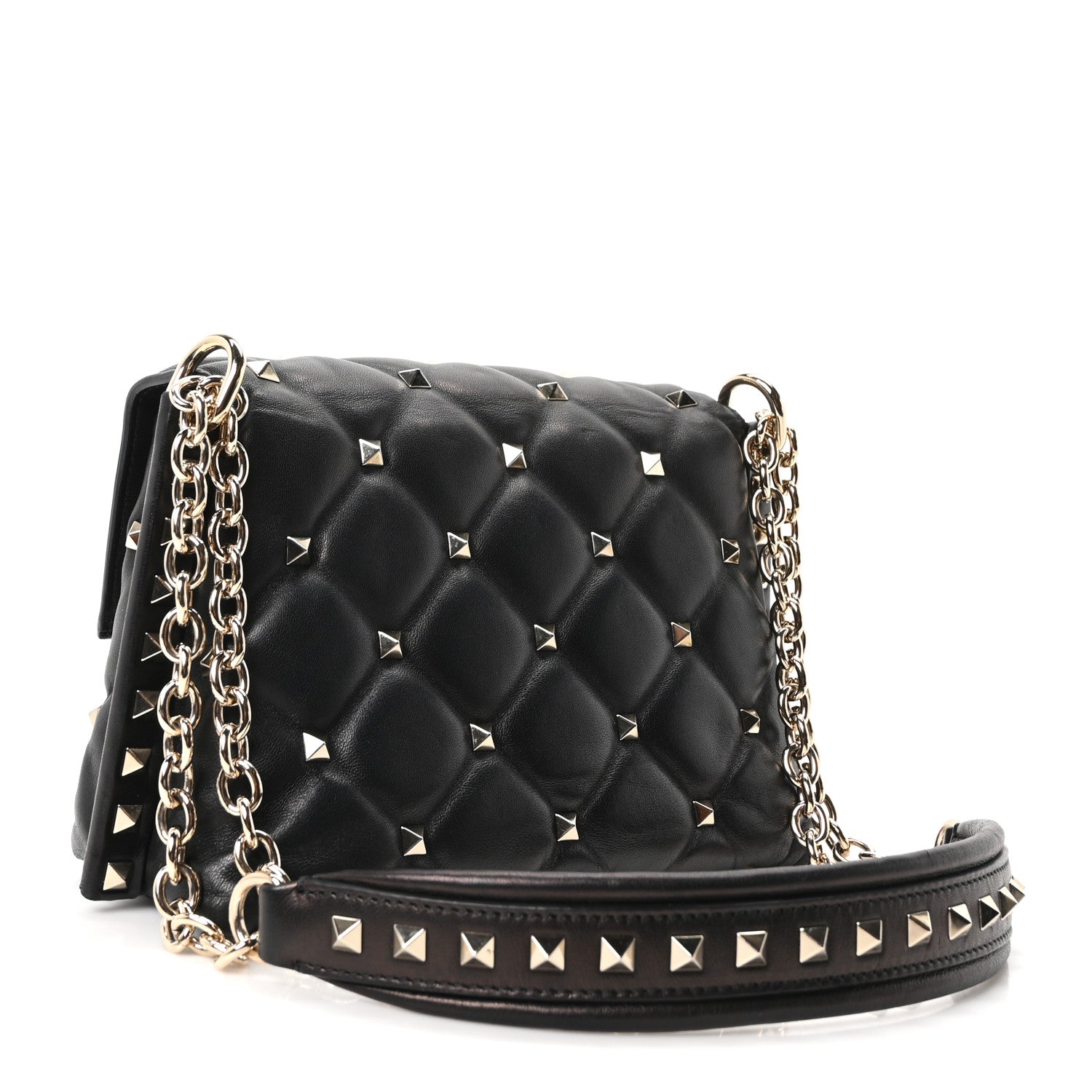 Valentino Garavani Nappa Small Candystud Crossbody Black 3 of 9