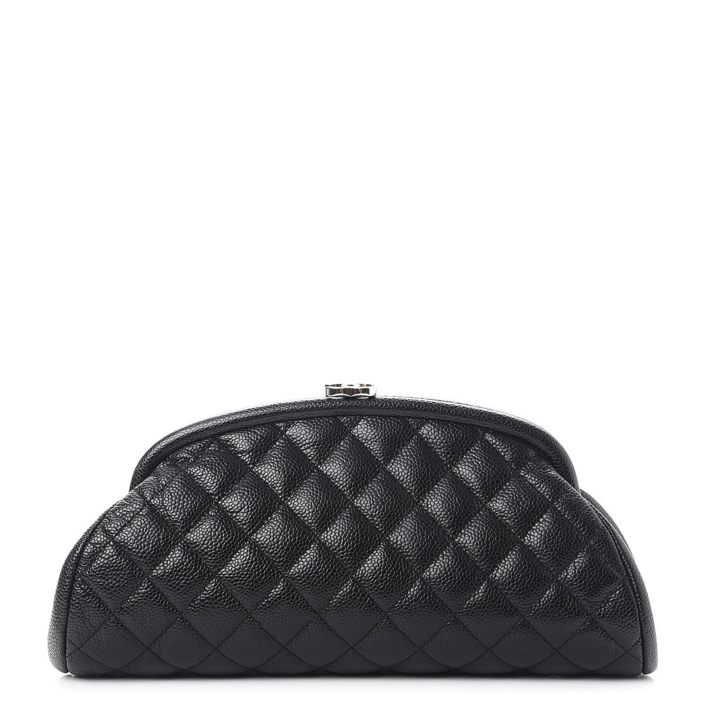 Caviar Quilted Timeless Clutch Black