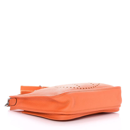 Hermes Taurillon Clemence Evelyne III PM Orange 4 of 7