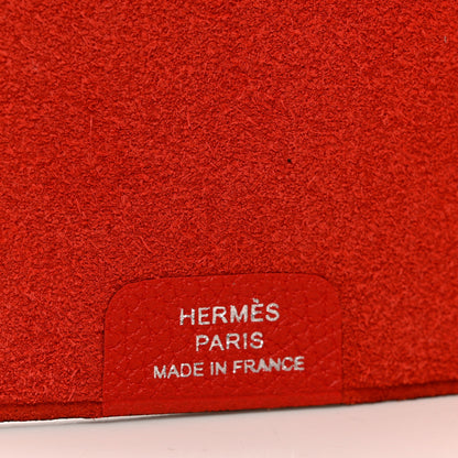 Hermes Togo Ulysse PM Notebook Rouge Garance 6 of 7