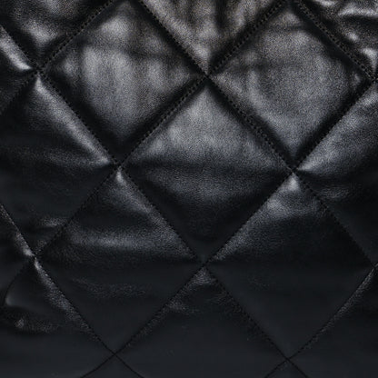 Chanel Lambskin Quilted Chanel 19 Shopping Bag Black 8 of 10