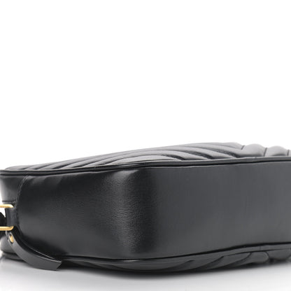 Saint Laurent Calfskin Matelasse Monogram Lou Camera Bag Black 8 of 9
