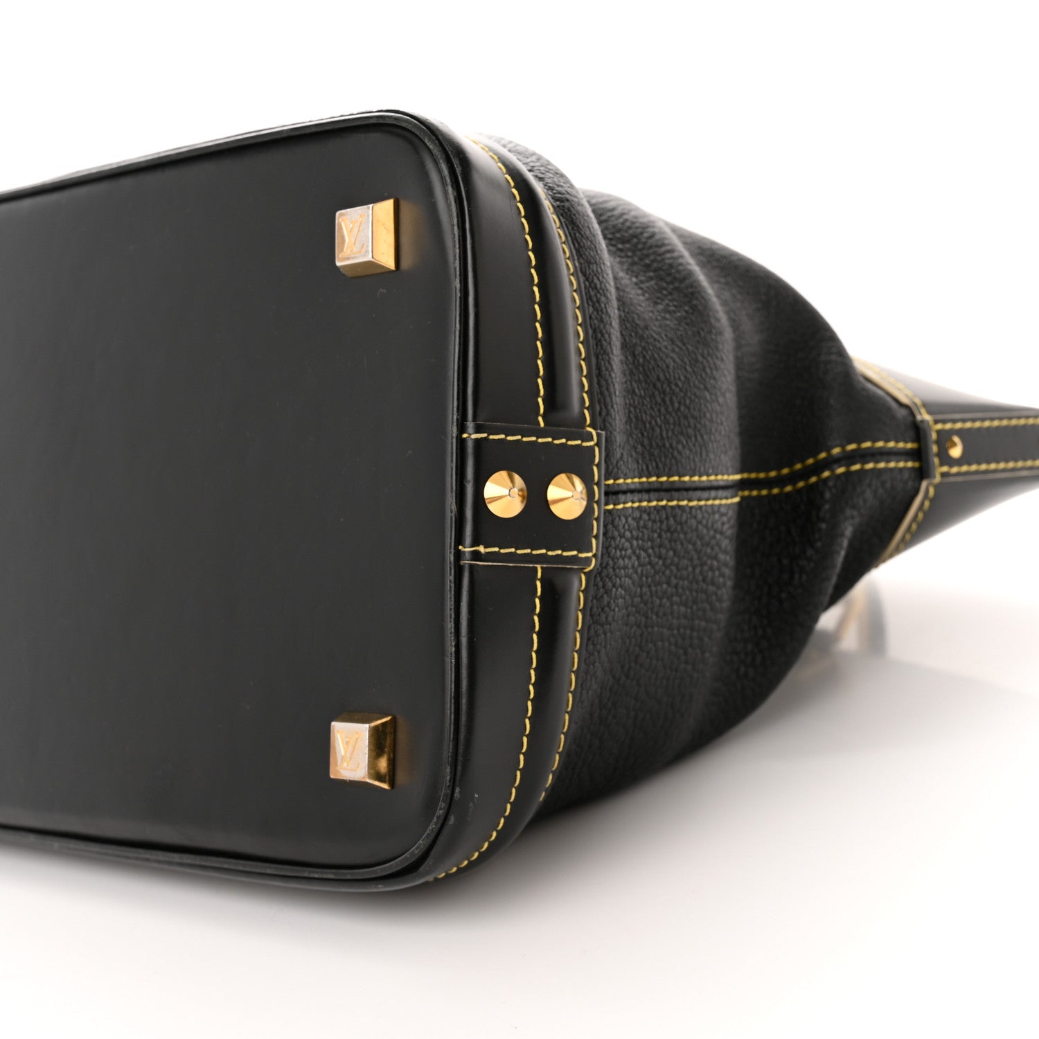 Louis Vuitton Suhali Lockit MM Black 9 of 14