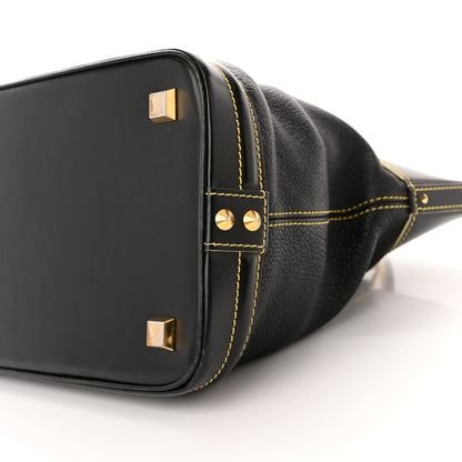 Louis Vuitton Suhali Lockit MM Black 9 of 14