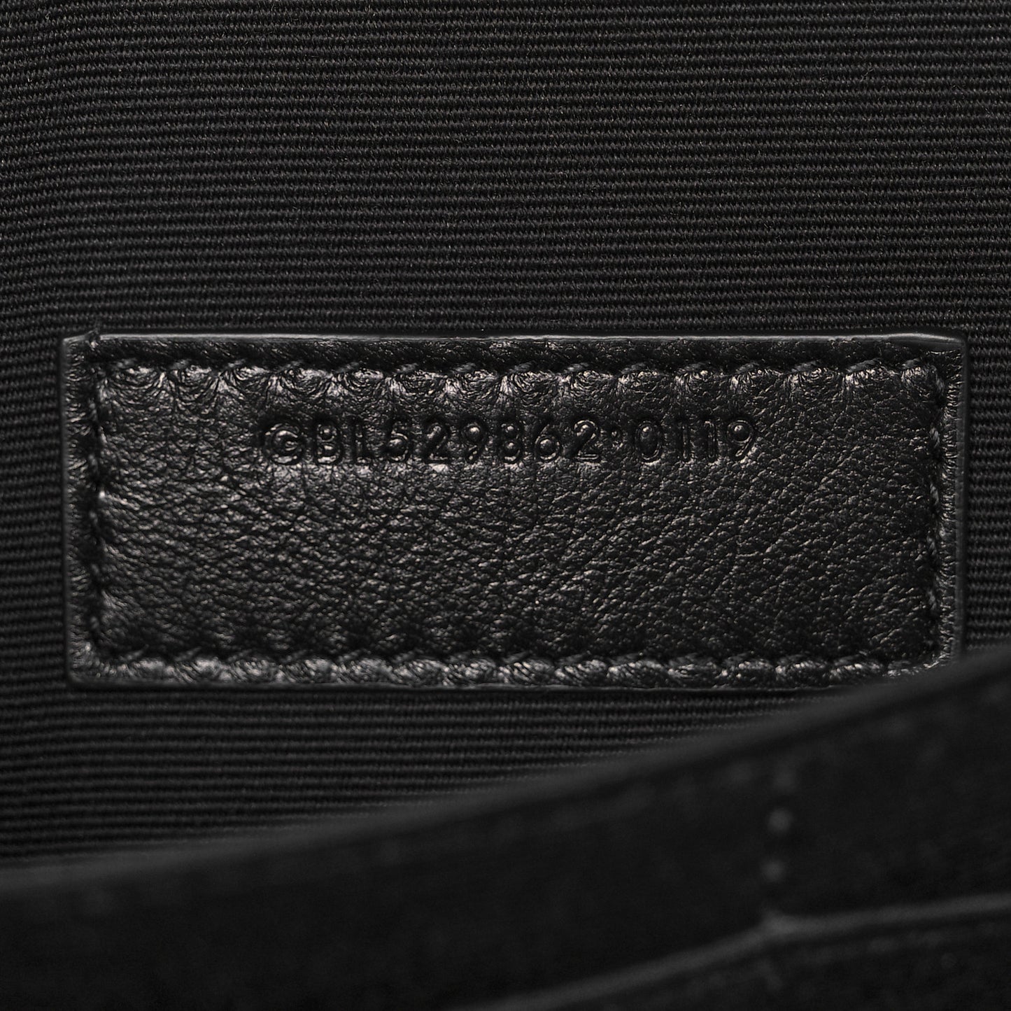 Calfskin Crocodile Embossed Monogram iPad Case Black
